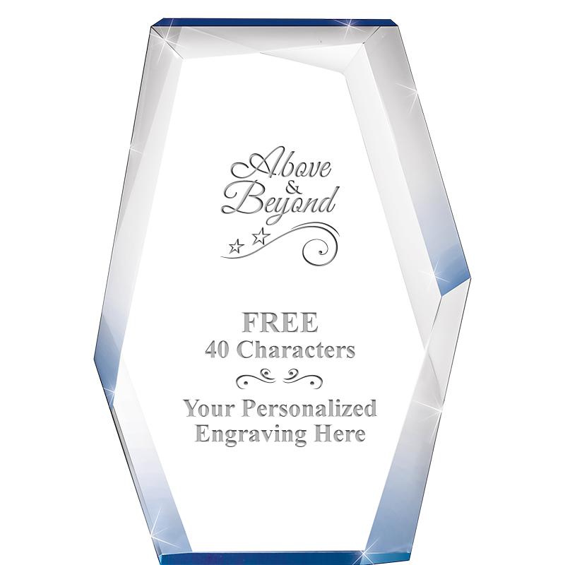 8" COBALT RADIANCE ACRYLIC