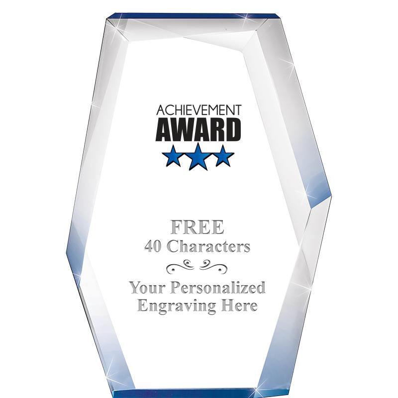 8" COBALT RADIANCE ACRYLIC