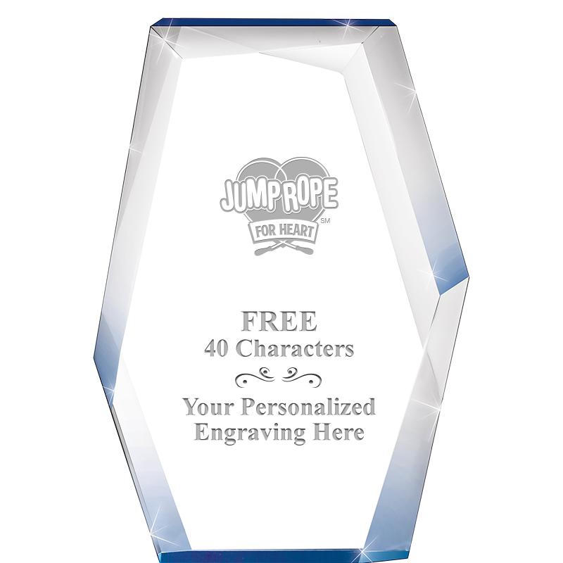 8" COBALT RADIANCE ACRYLIC