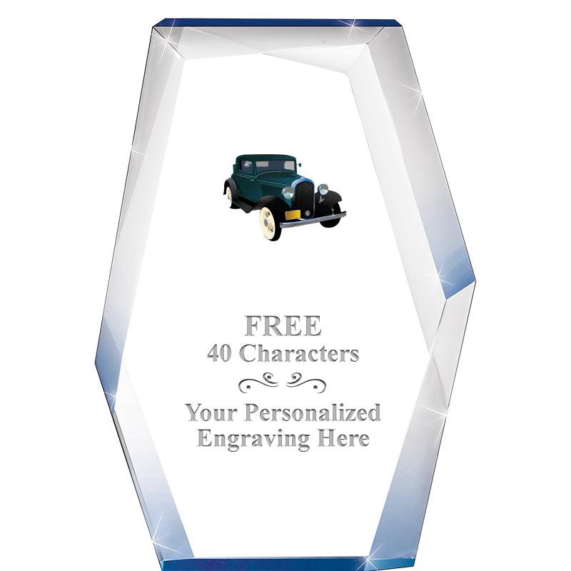 8" COBALT RADIANCE ACRYLIC