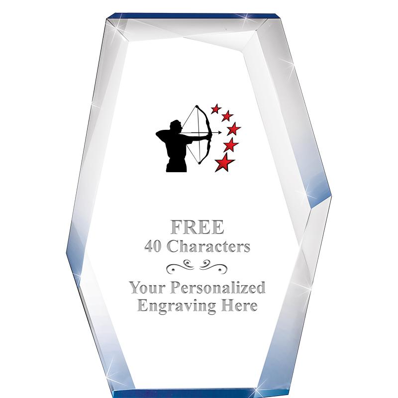 8" COBALT RADIANCE ACRYLIC