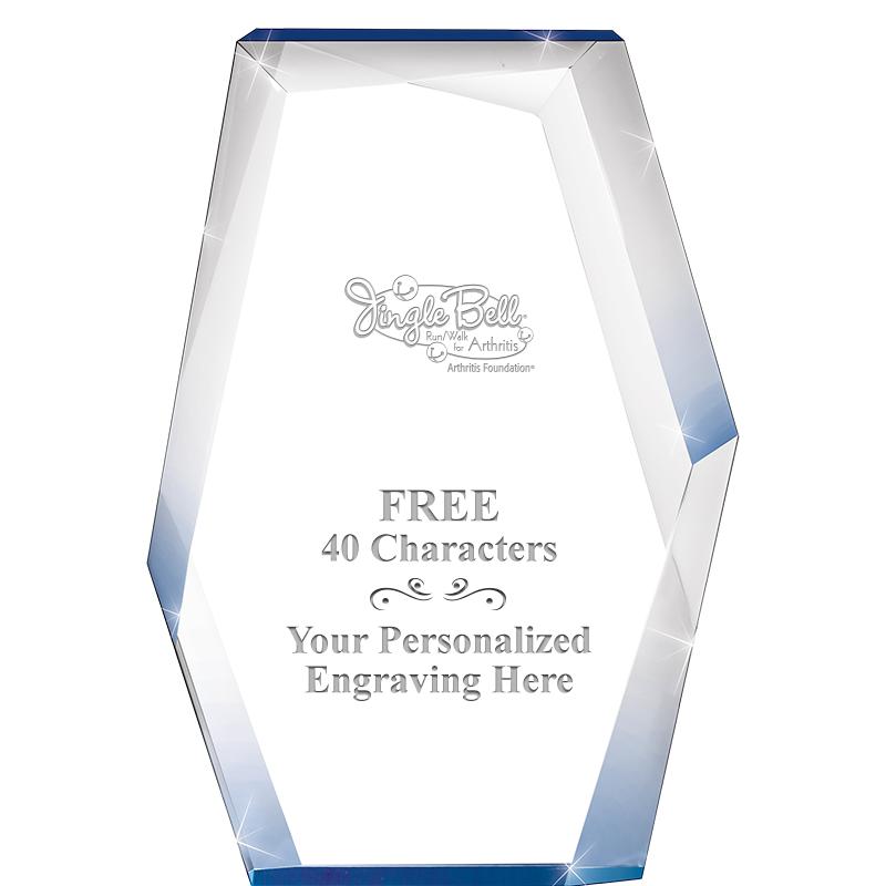 8" COBALT RADIANCE ACRYLIC