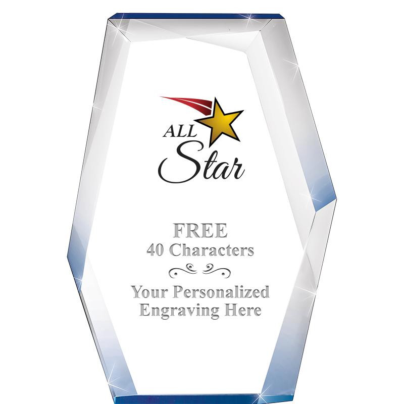 8" COBALT RADIANCE ACRYLIC