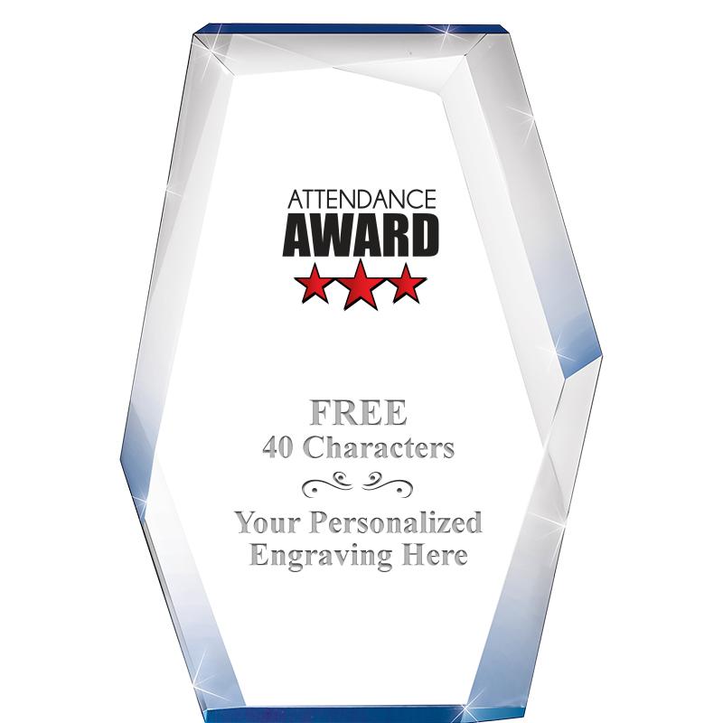 8" COBALT RADIANCE ACRYLIC