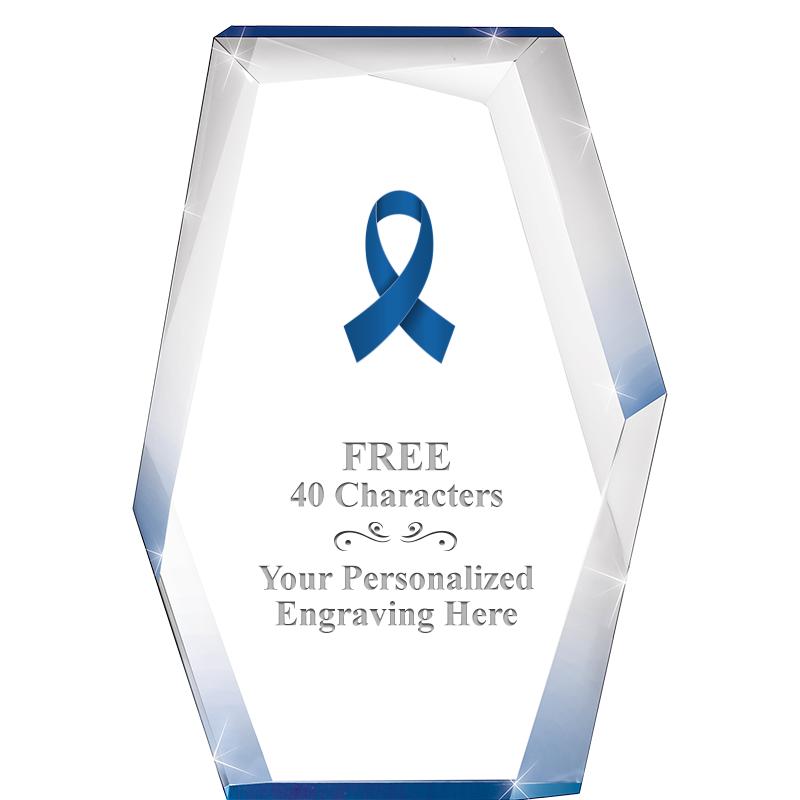 8" COBALT RADIANCE ACRYLIC