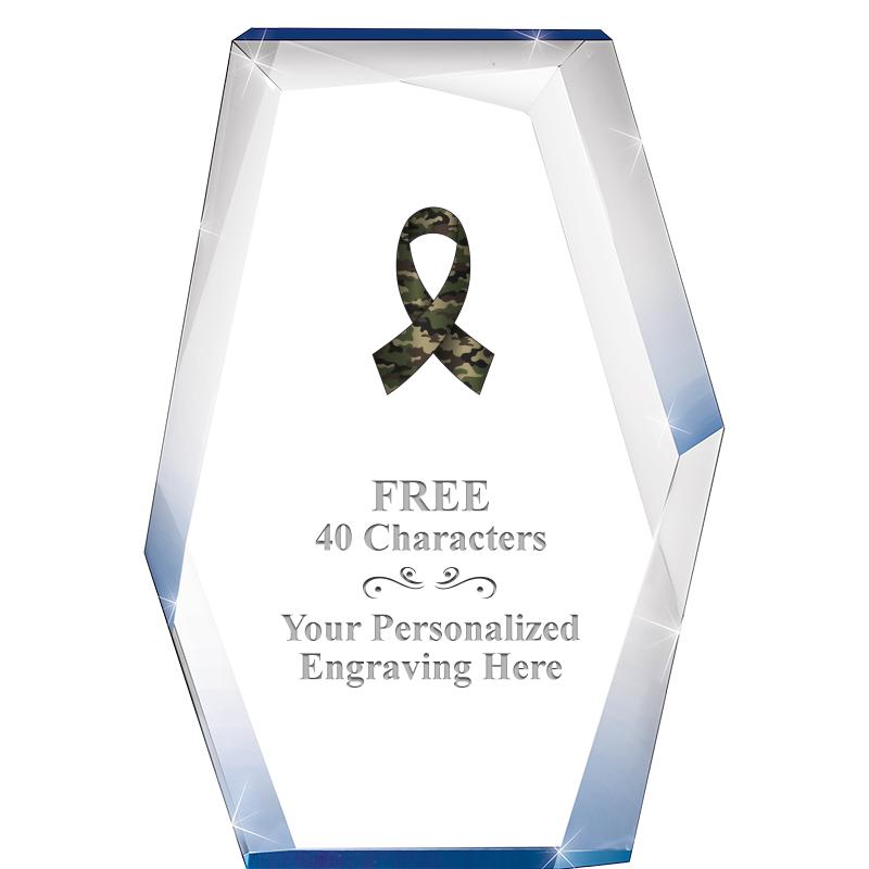 8" COBALT RADIANCE ACRYLIC