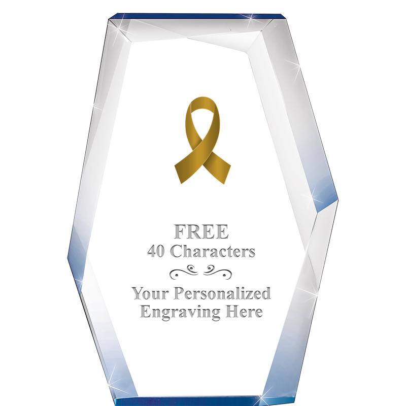 8" COBALT RADIANCE ACRYLIC