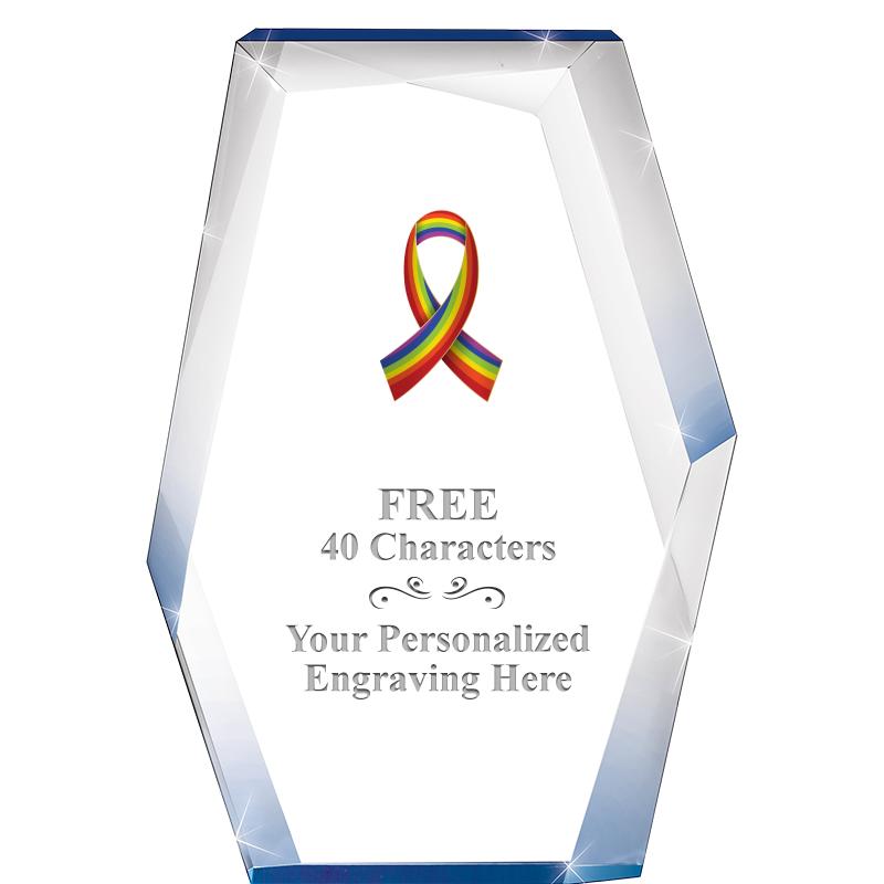 8" COBALT RADIANCE ACRYLIC