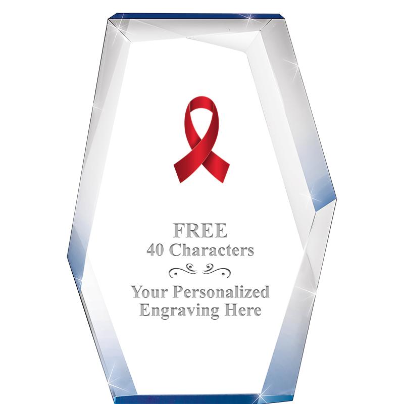 8" COBALT RADIANCE ACRYLIC