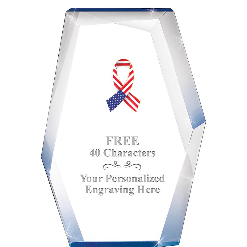 8" COBALT RADIANCE ACRYLIC