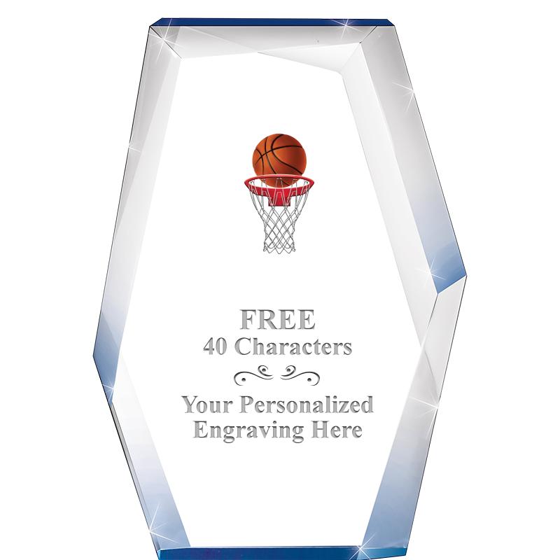 8" COBALT RADIANCE ACRYLIC