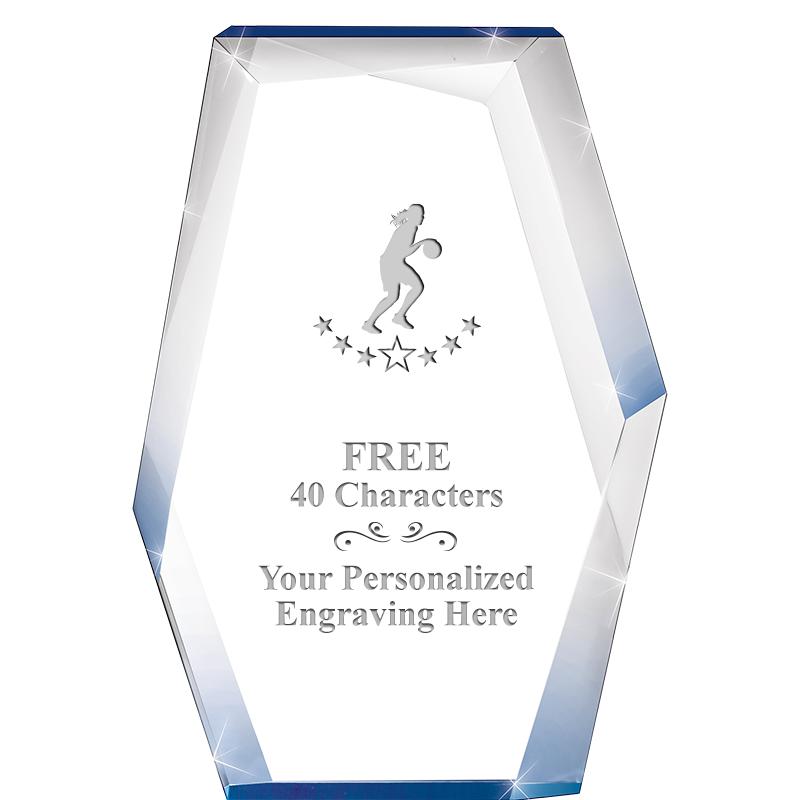 8" COBALT RADIANCE ACRYLIC