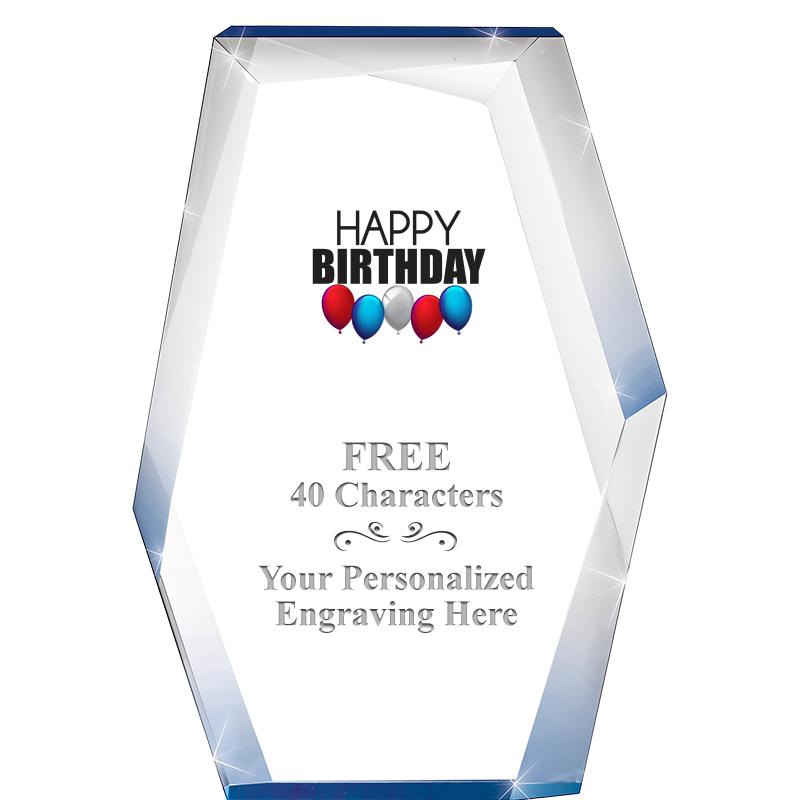 8" COBALT RADIANCE ACRYLIC