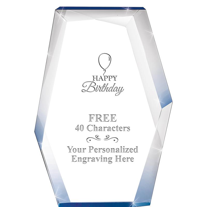 8" COBALT RADIANCE ACRYLIC