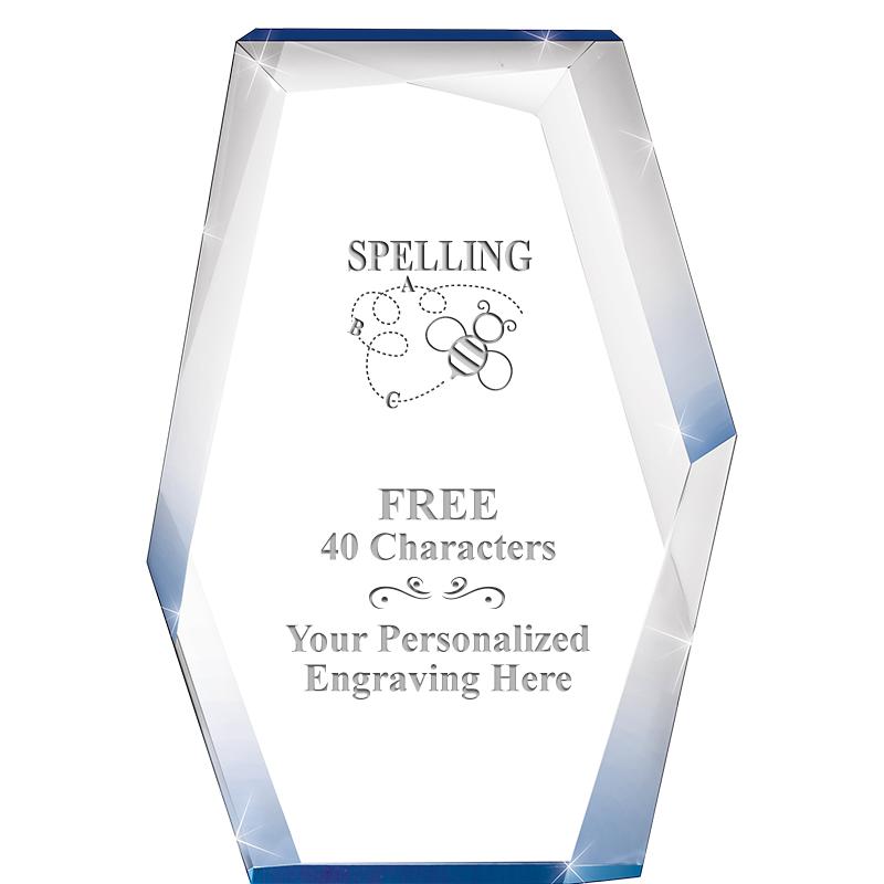 8" COBALT RADIANCE ACRYLIC