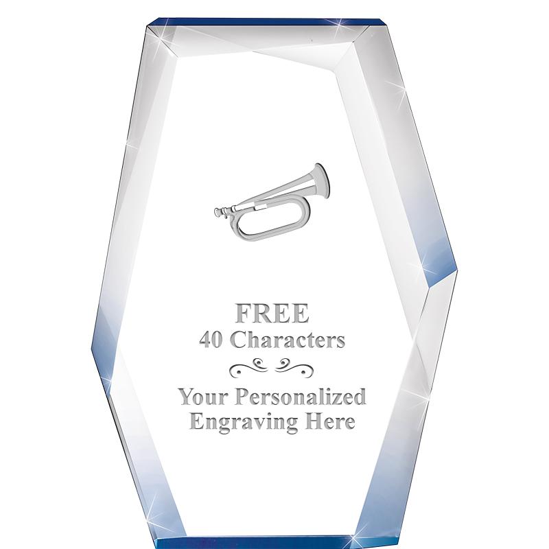 8" COBALT RADIANCE ACRYLIC