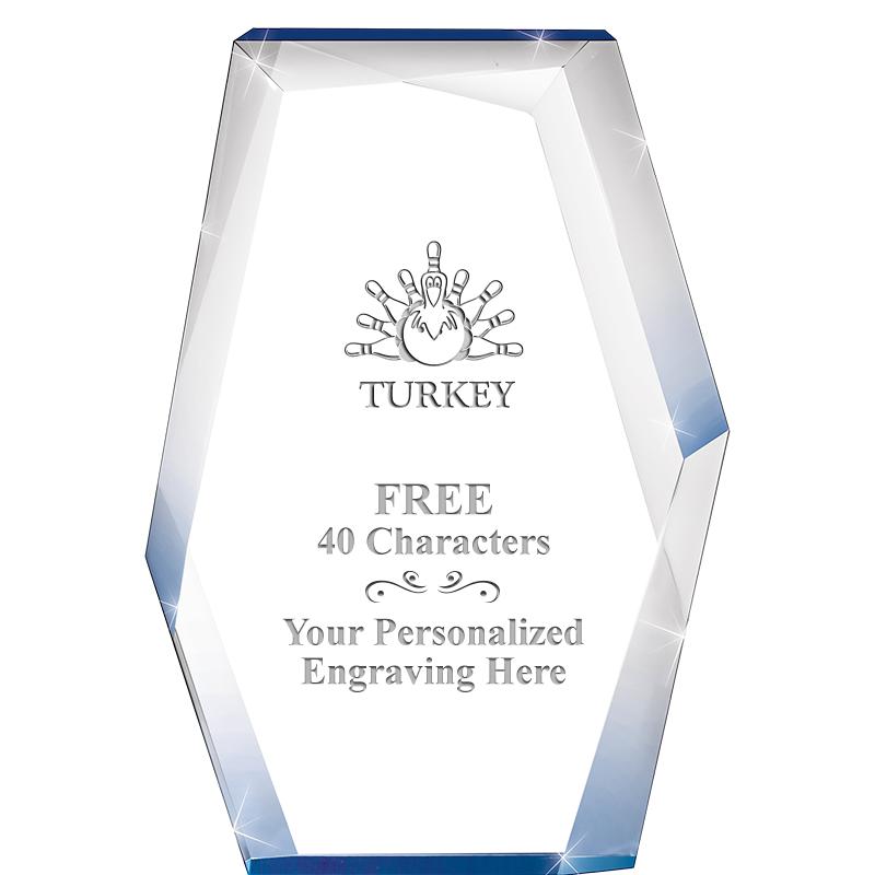 8" COBALT RADIANCE ACRYLIC