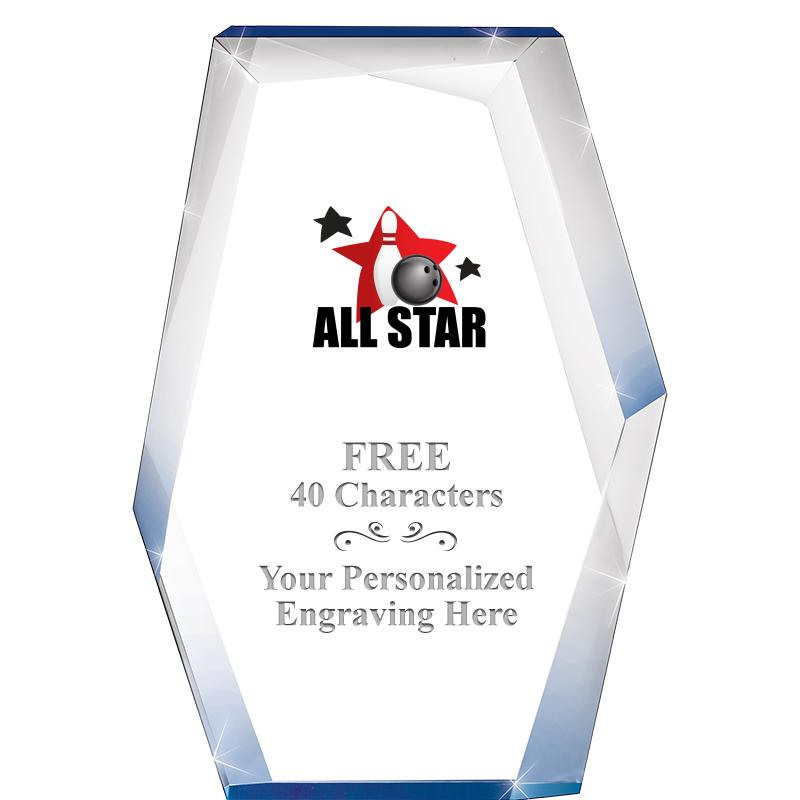 8" COBALT RADIANCE ACRYLIC