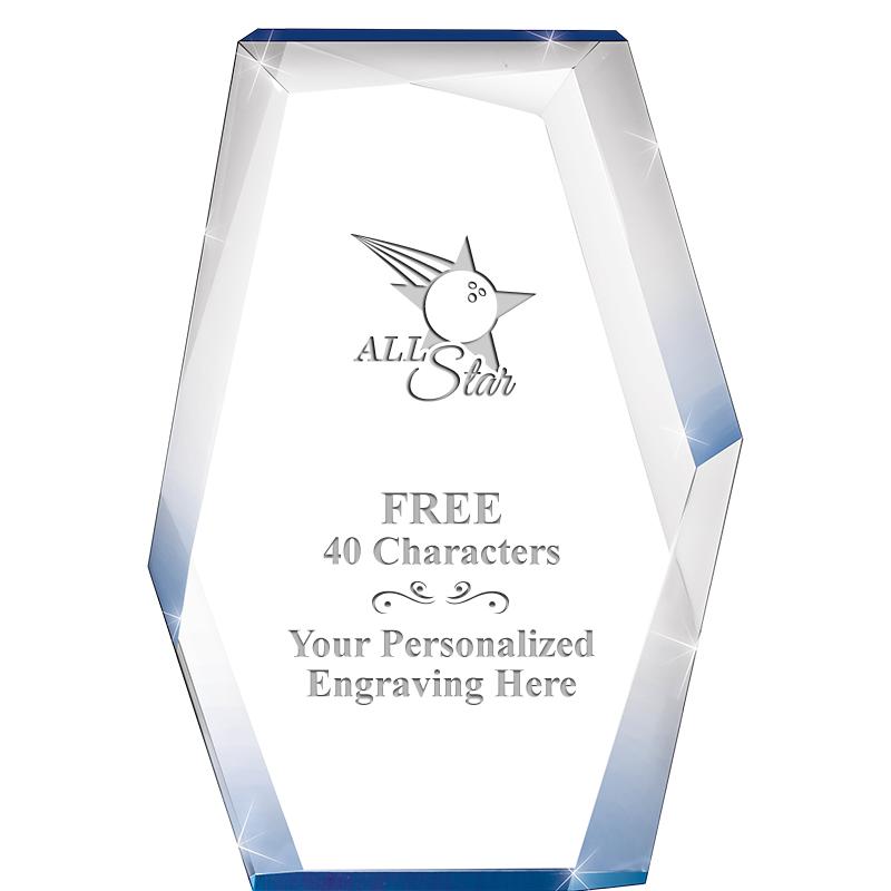 8" COBALT RADIANCE ACRYLIC