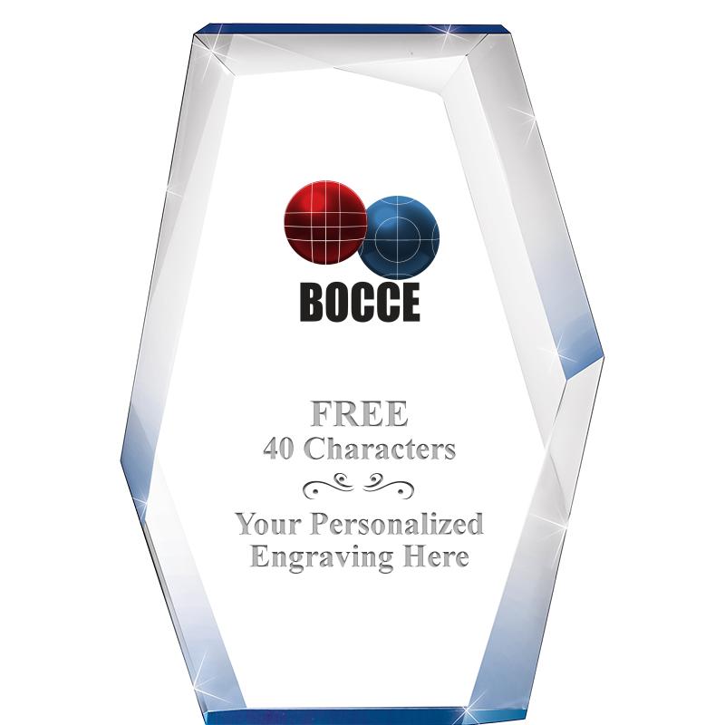 8" COBALT RADIANCE ACRYLIC