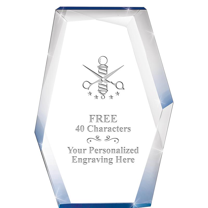 8" COBALT RADIANCE ACRYLIC