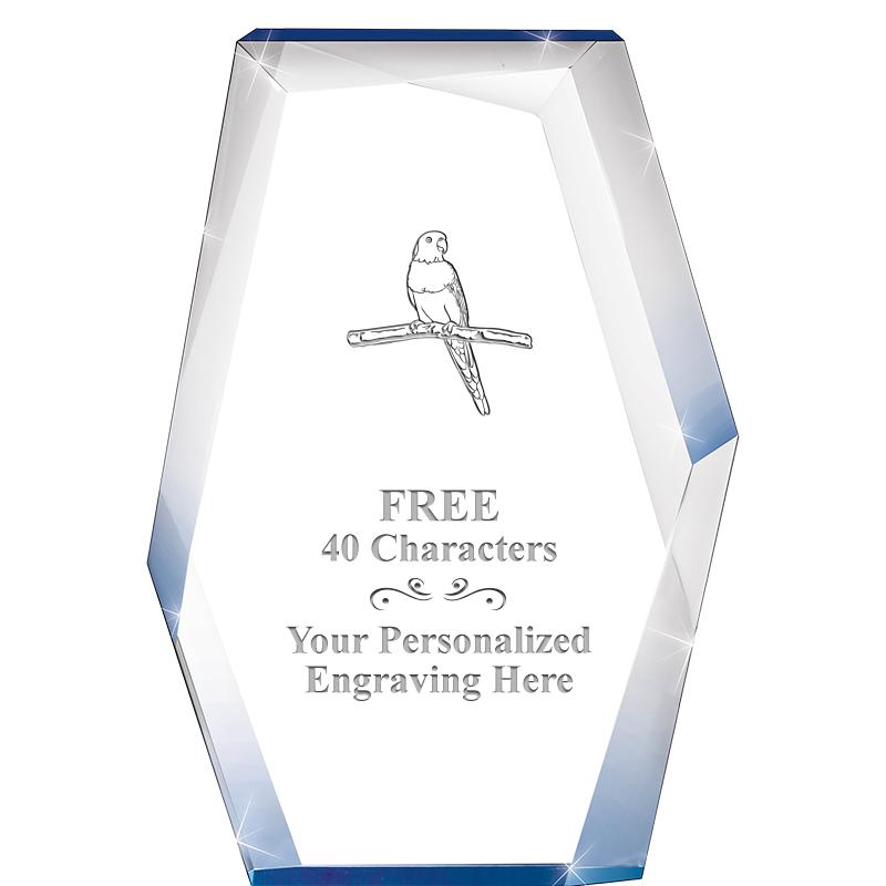 8" COBALT RADIANCE ACRYLIC