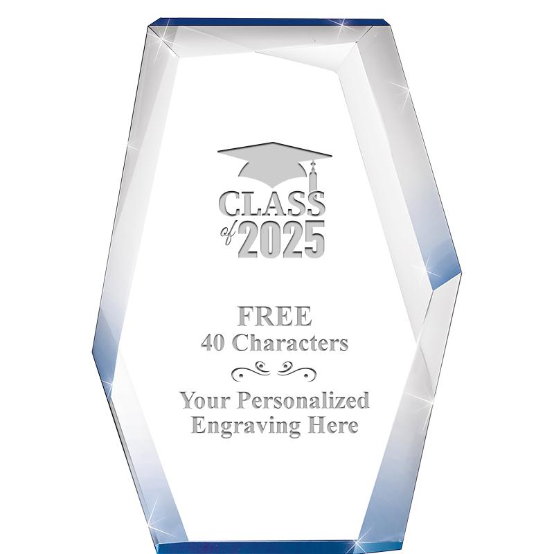 8" COBALT RADIANCE ACRYLIC