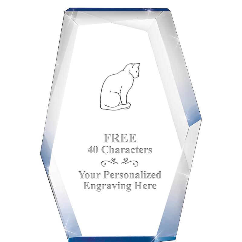 8" COBALT RADIANCE ACRYLIC