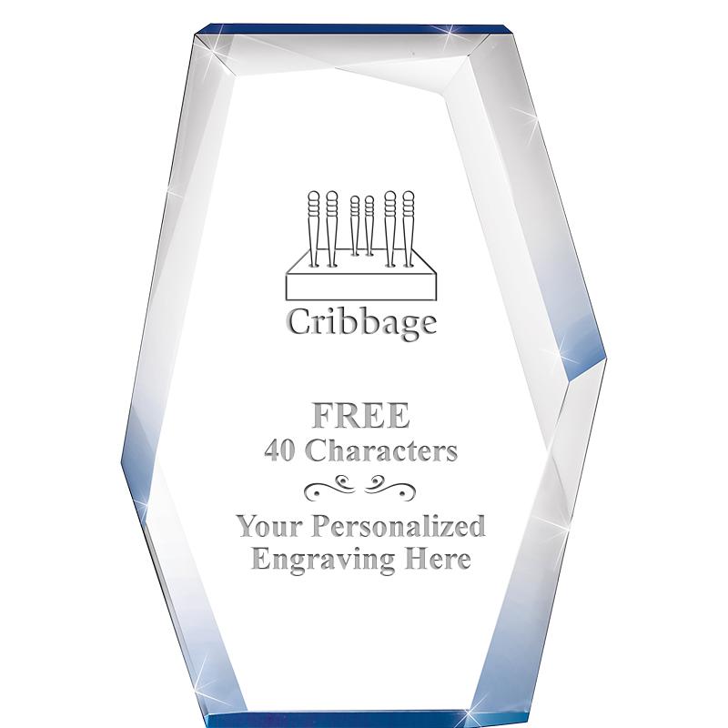 8" COBALT RADIANCE ACRYLIC