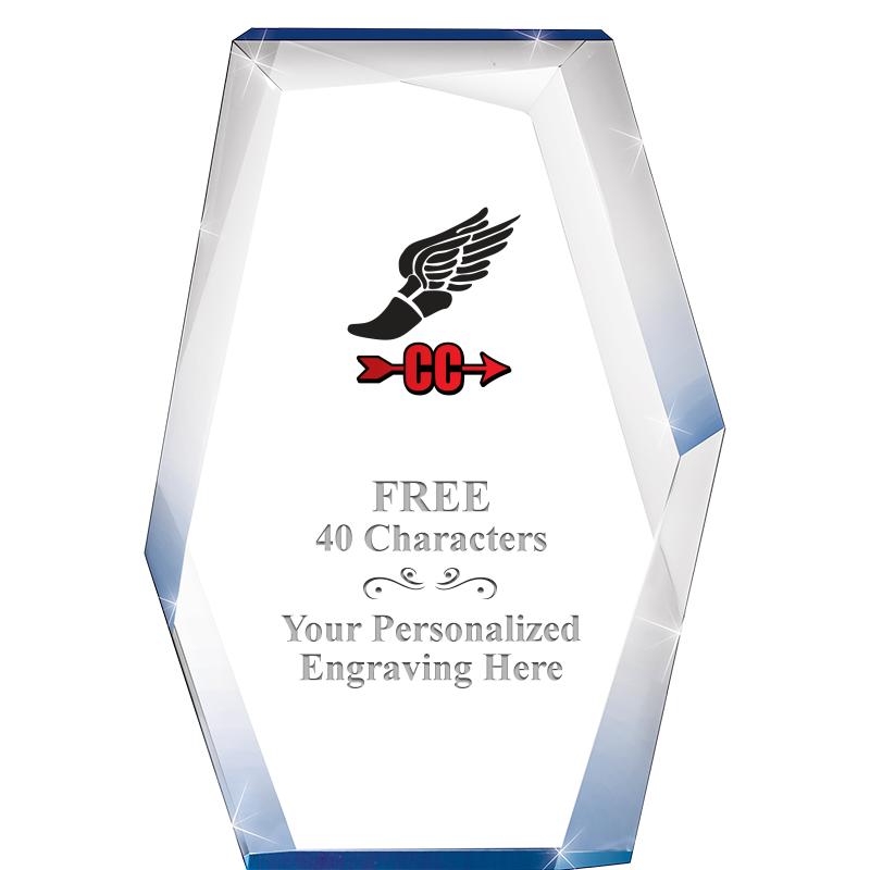 8" COBALT RADIANCE ACRYLIC