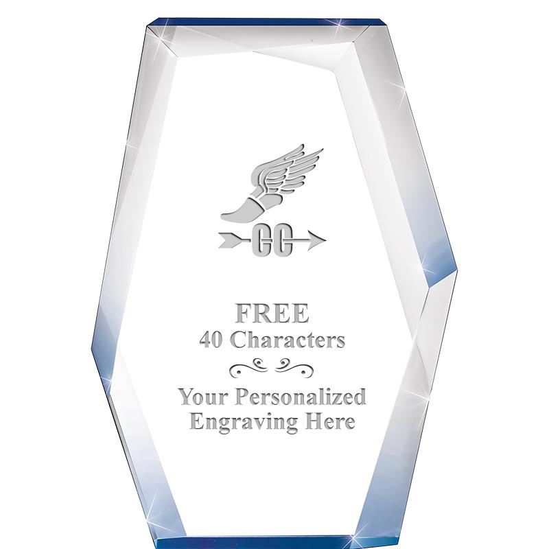 8" COBALT RADIANCE ACRYLIC