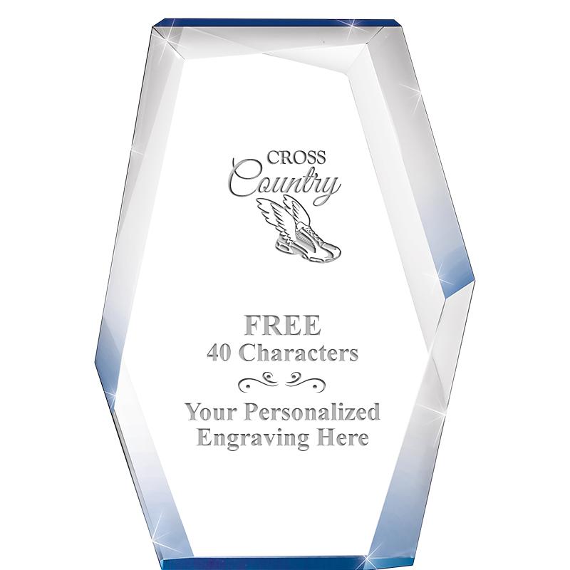 8" COBALT RADIANCE ACRYLIC