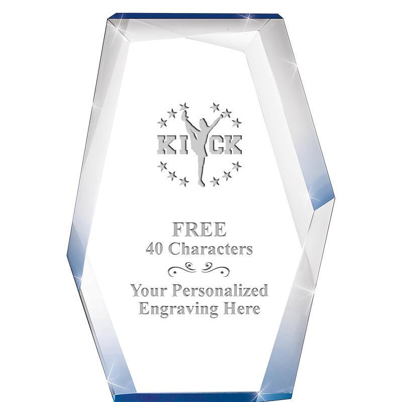 8" COBALT RADIANCE ACRYLIC