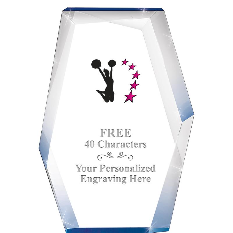 8" COBALT RADIANCE ACRYLIC