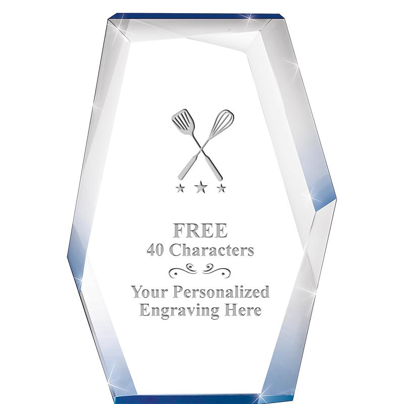 8" COBALT RADIANCE ACRYLIC