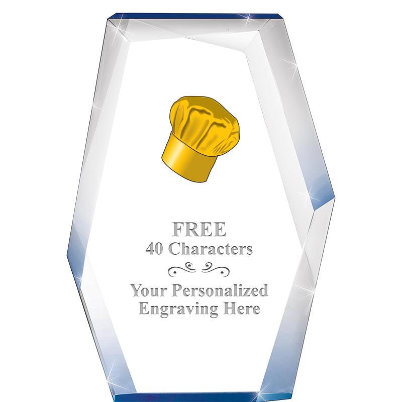 8" COBALT RADIANCE ACRYLIC