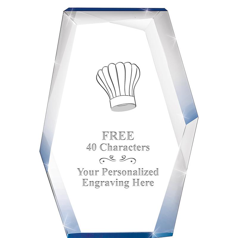 8" COBALT RADIANCE ACRYLIC