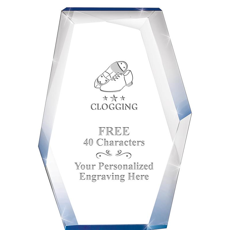 8" COBALT RADIANCE ACRYLIC