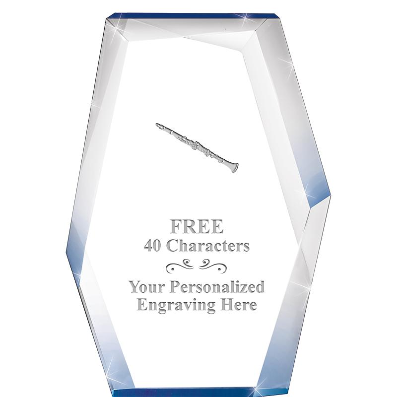 8" COBALT RADIANCE ACRYLIC