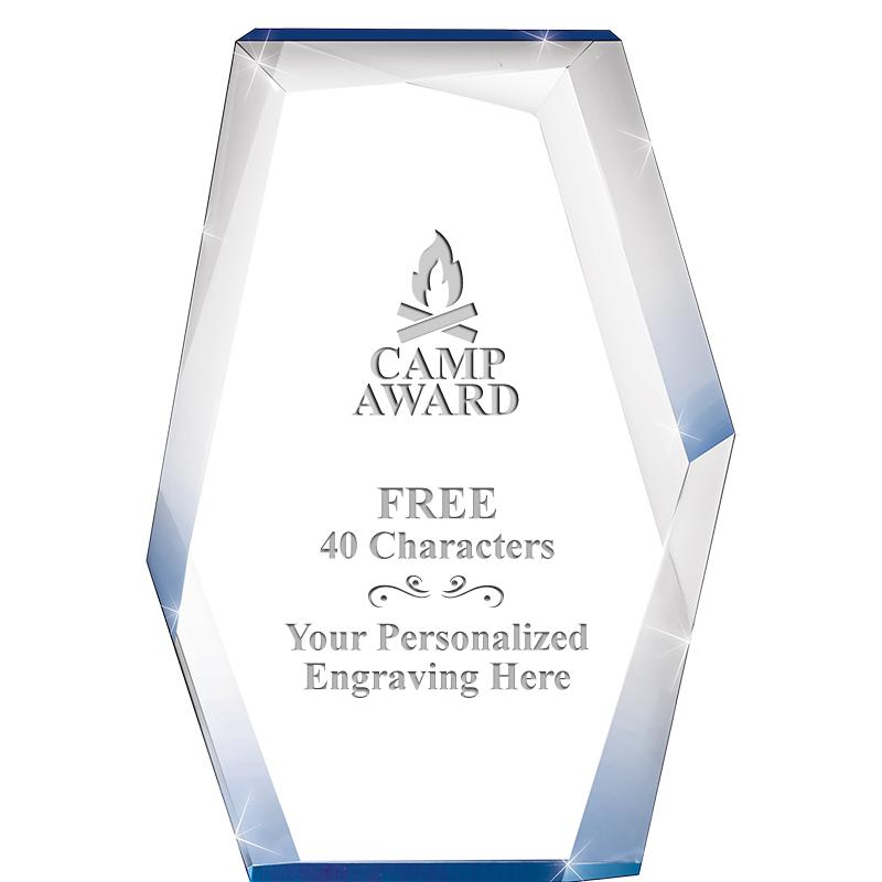 8" COBALT RADIANCE ACRYLIC