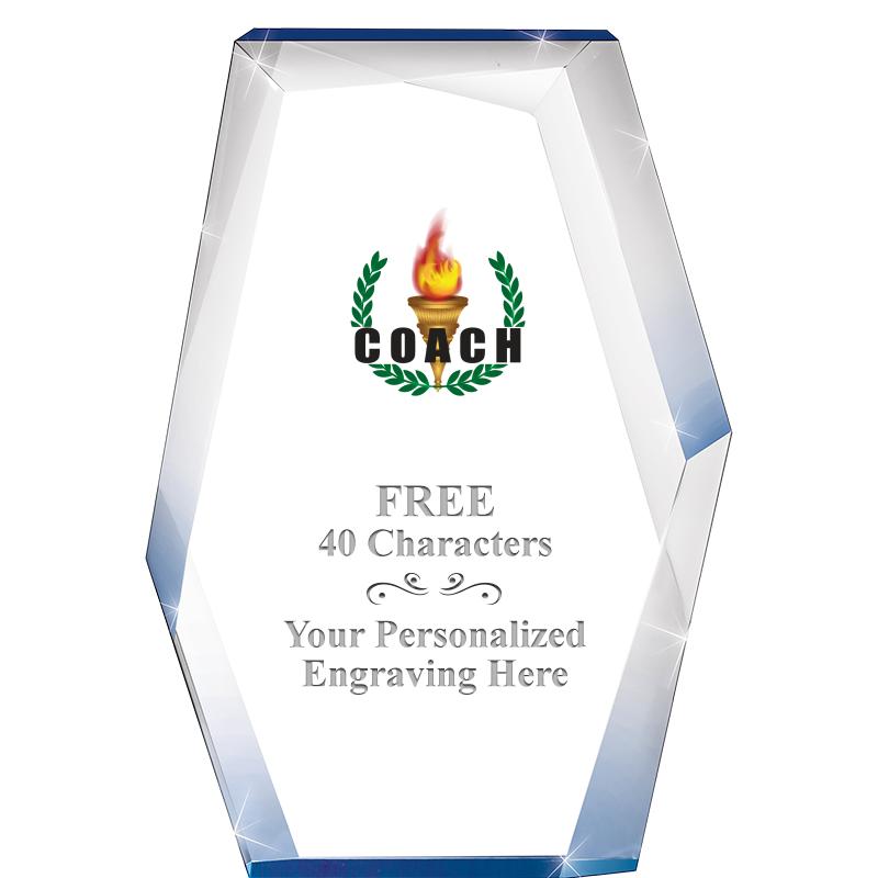 8" COBALT RADIANCE ACRYLIC