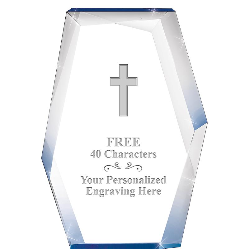 8" COBALT RADIANCE ACRYLIC