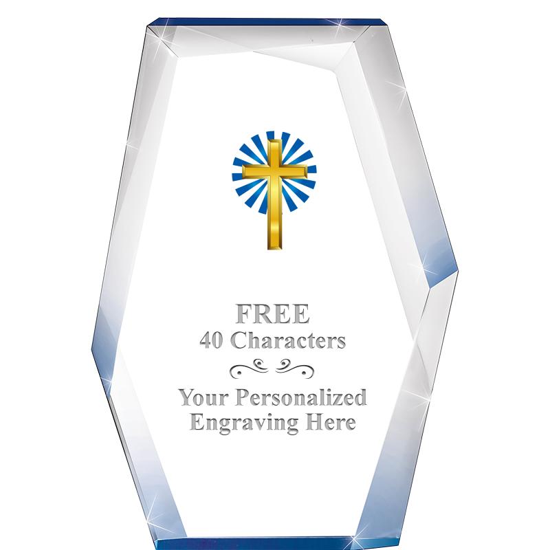 8" COBALT RADIANCE ACRYLIC