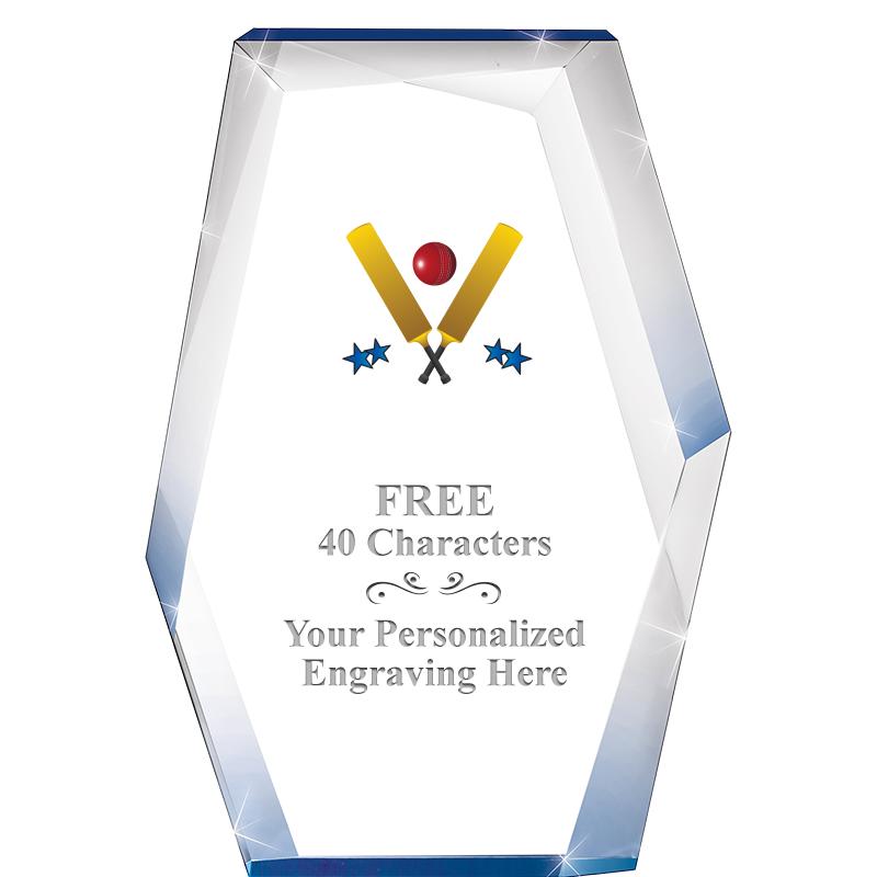 8" COBALT RADIANCE ACRYLIC