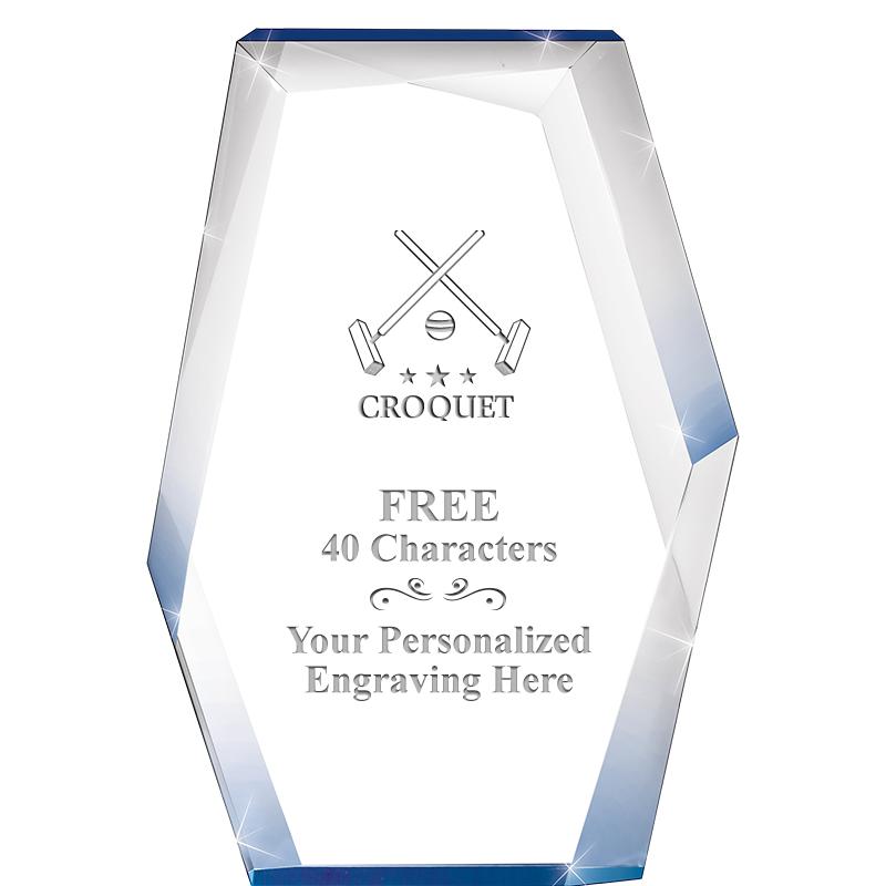 8" COBALT RADIANCE ACRYLIC