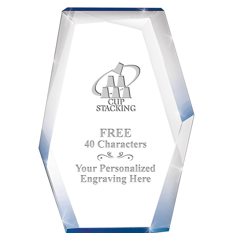 8" COBALT RADIANCE ACRYLIC