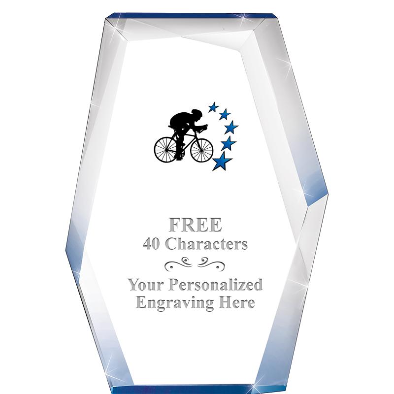 8" COBALT RADIANCE ACRYLIC