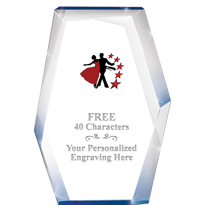 8" COBALT RADIANCE ACRYLIC