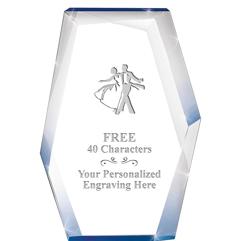 8" COBALT RADIANCE ACRYLIC