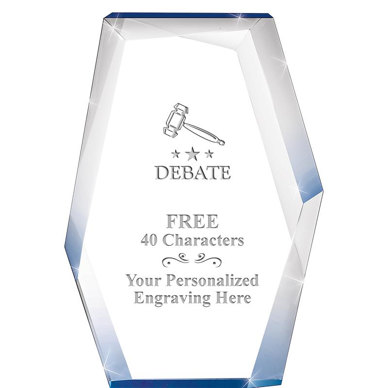 8" COBALT RADIANCE ACRYLIC